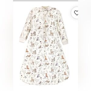 Hudson Baby Woodland Animal Sleep Sack - Cream and Brown